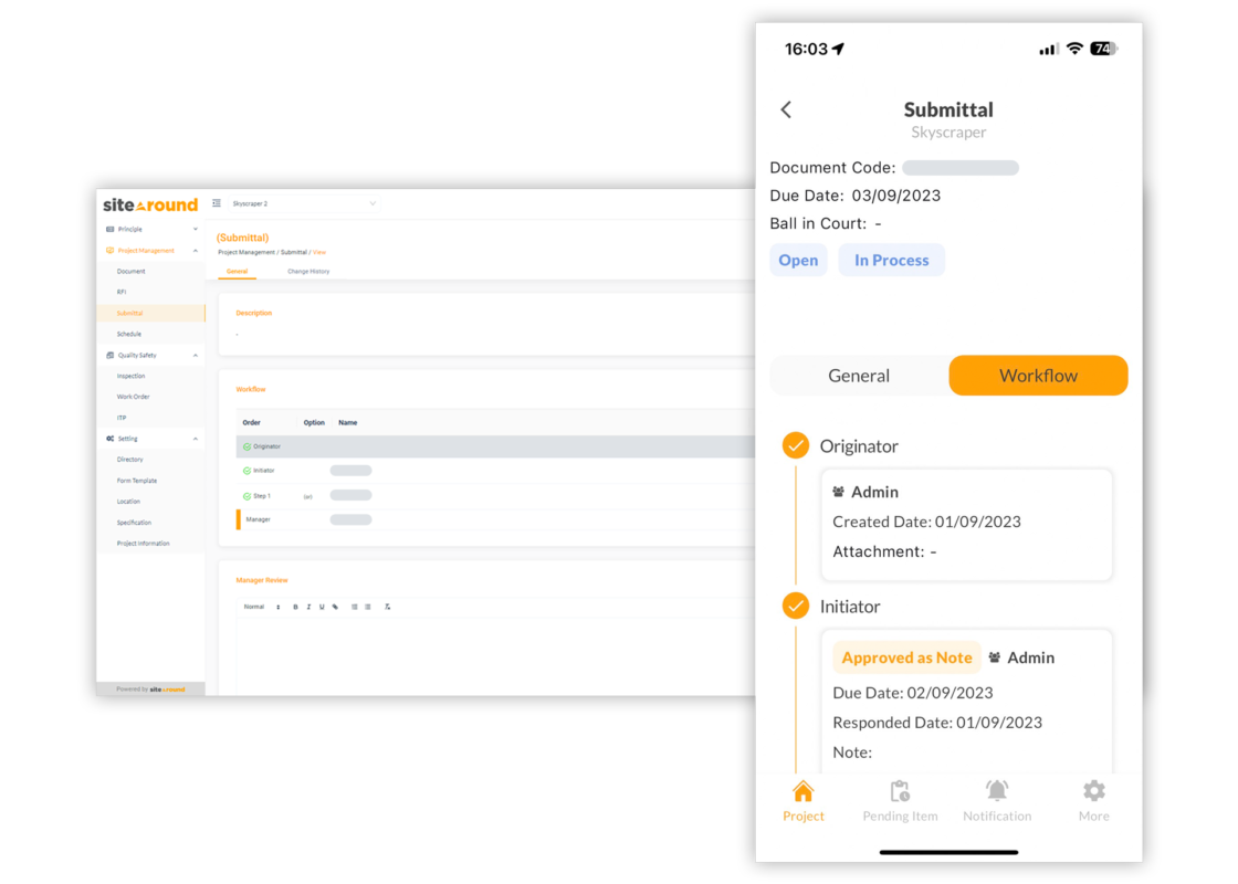 Sitearound: All in One Construction Management Technology